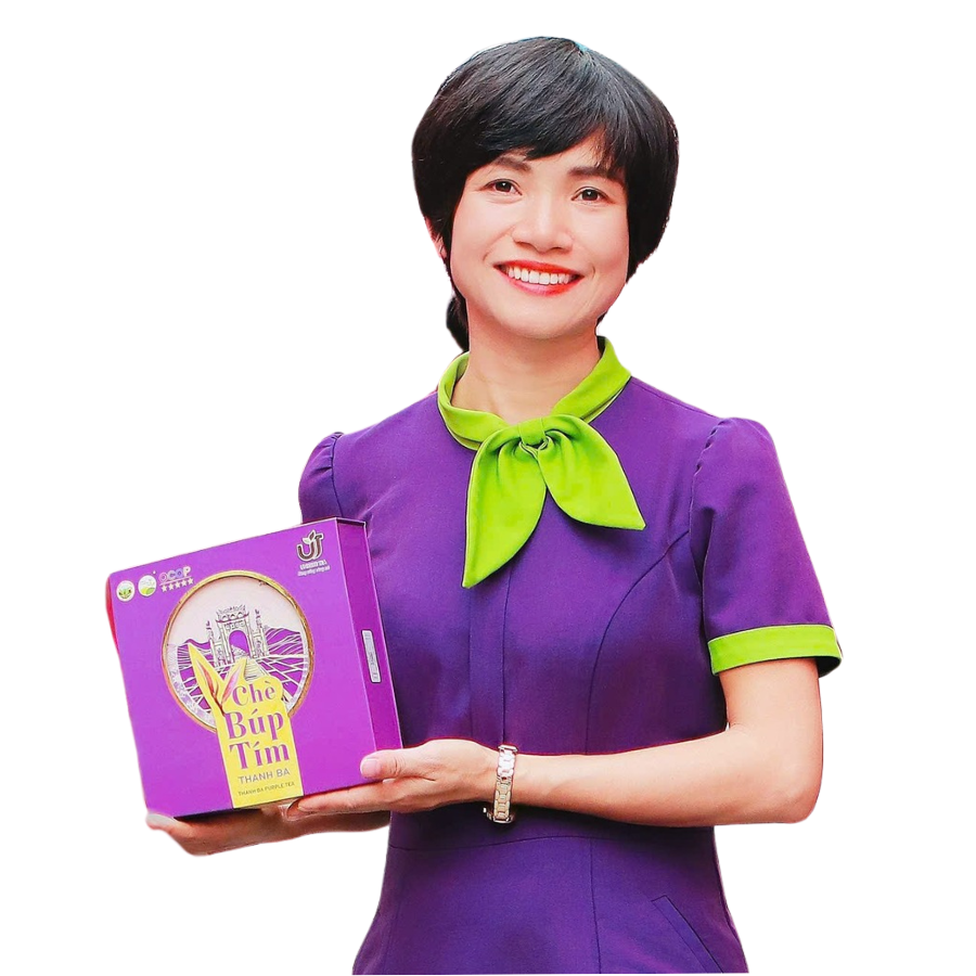 chè búp tím thanh ba