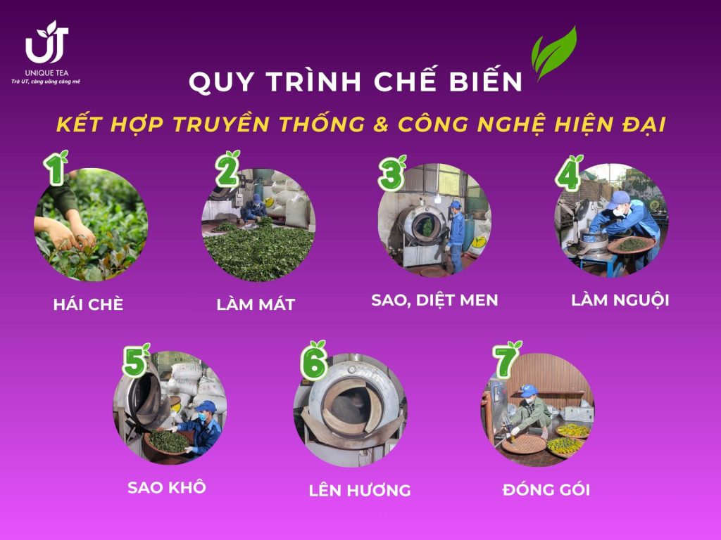 Quy trình chế biến – Kết hợp truyền thống & công nghệ hiện đại