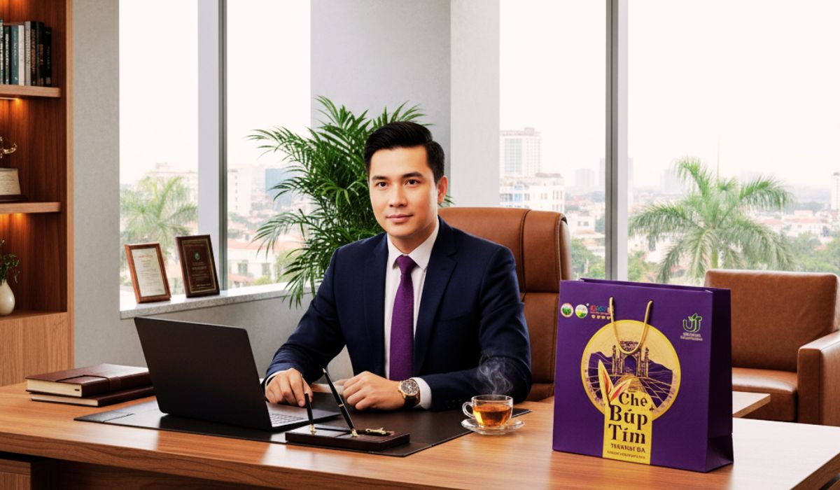 Chè búp tím - quà tặng sang trọng tết 2026